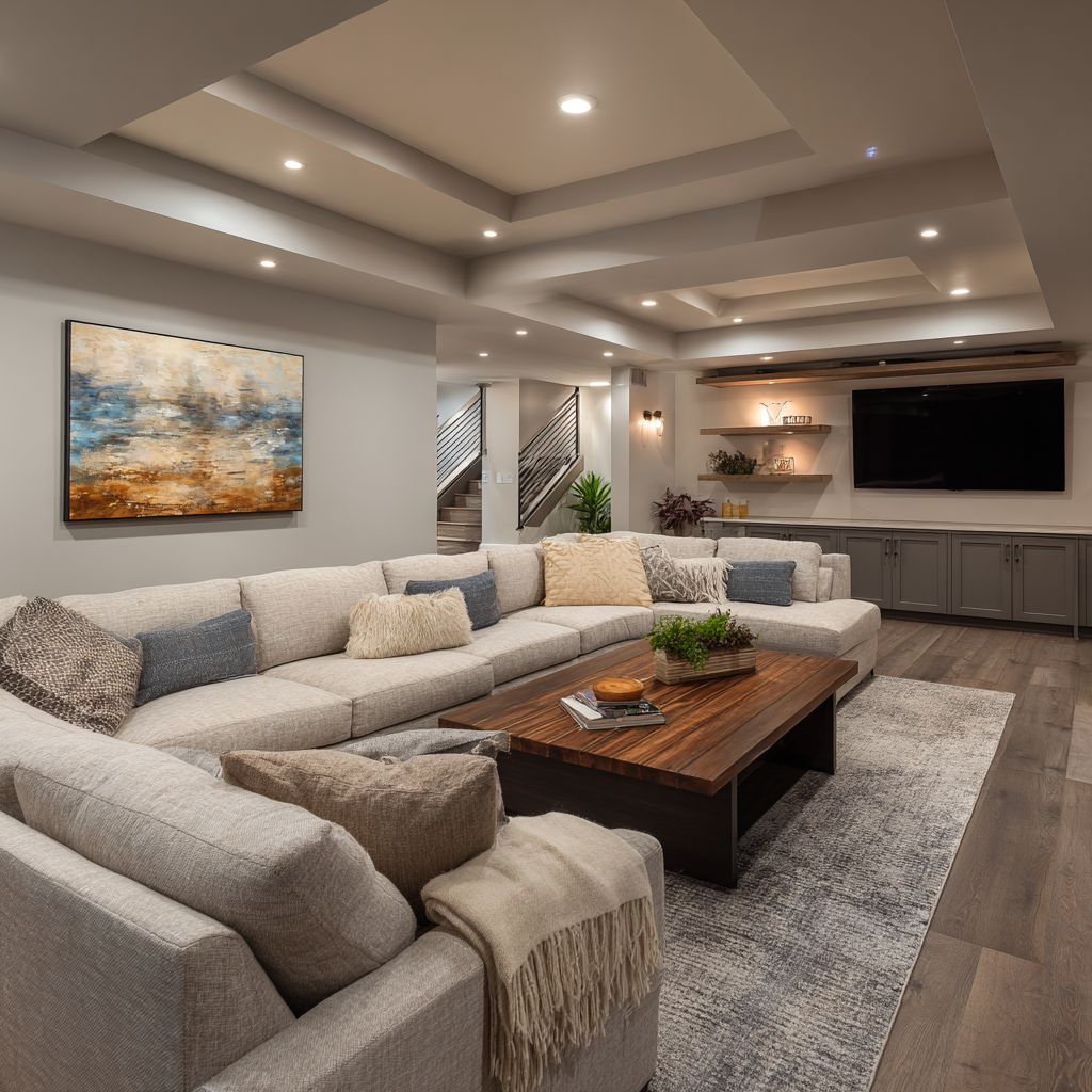 Luxury Basement Lounge