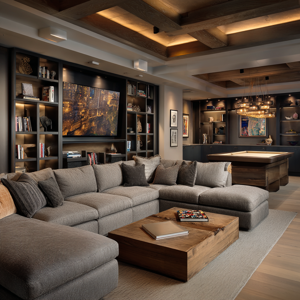 Modern Rec Room Design